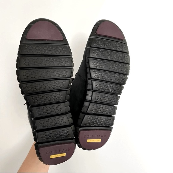 Cole Haan Women's Zerogrand Hiker Waterproof Boots Black Elderberry Size 7 - Picture 5 of 15